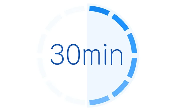 Tempo Estimado Necessário Ícone Ilustração Vetorial —  Vetores de Stock