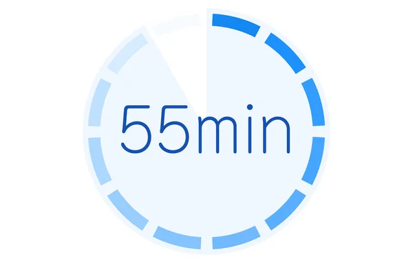 Tempo Estimado Necessário Ícone Ilustração Vetorial —  Vetores de Stock