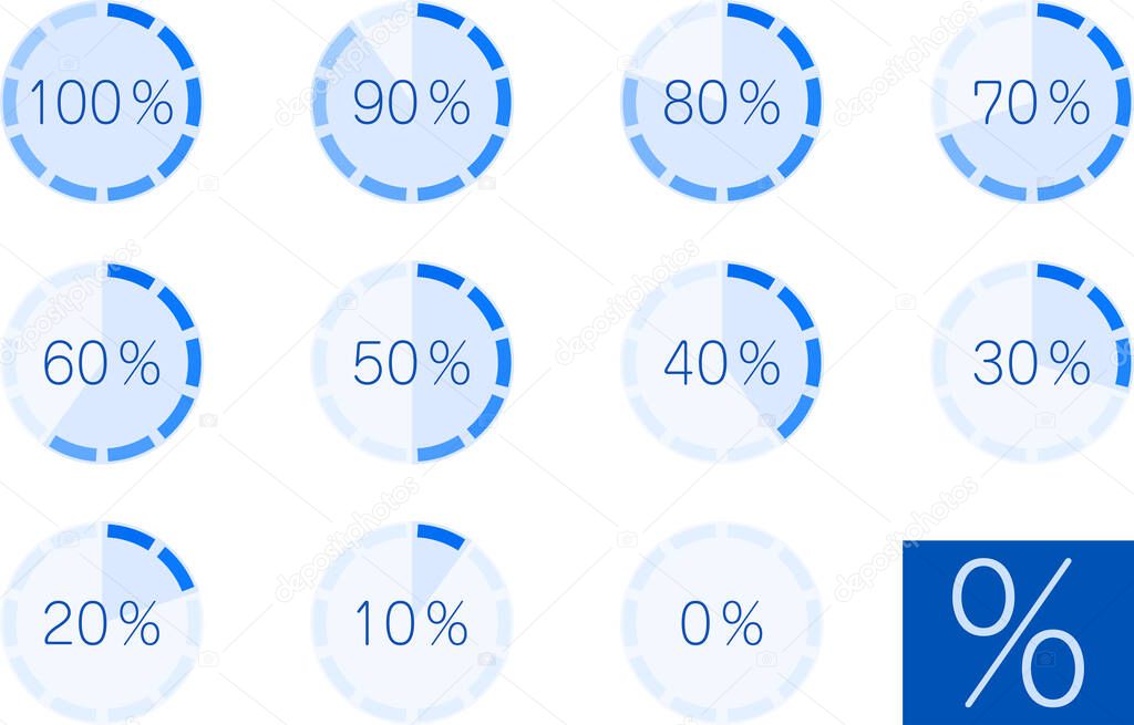 Graph with memory gauge, blue