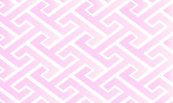 Pinkfarbene Abstufung Japanisches Muster Verbunden Form Von Buchstaben — Stockvektor