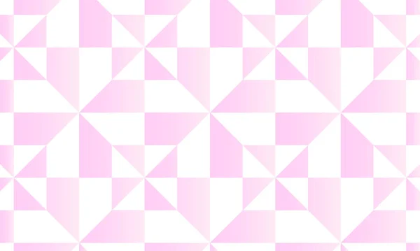 Pink Gradation Japanese Pattern Masu Cut Shape — Stock Vector