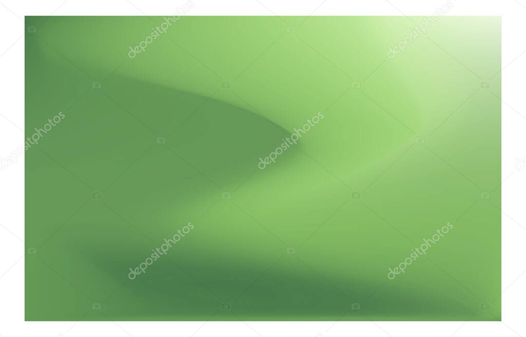 Green blurred gradient background material