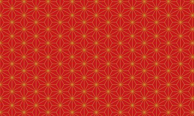 Japon desenli kenevir yaprağı