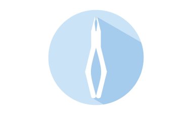 Mavi gölgeli daire simgesi, diş çıkarma aygıtı