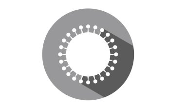 Mavi gölgeli daire simgesi, mantar