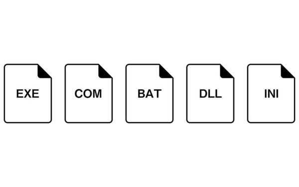 Simple icon set in file format