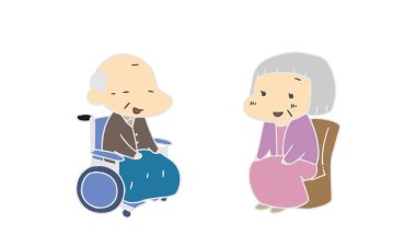 Bakım evi: yaşlı iyi yaşlı çift