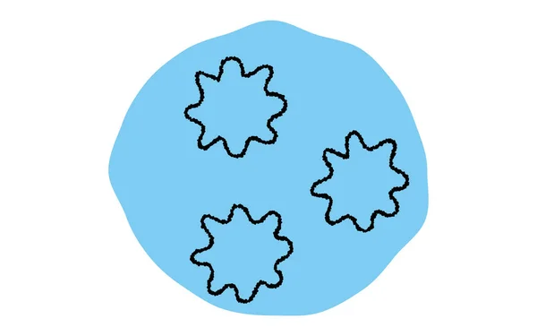 Icône Image Pollen Simple Style Écriture Crayon — Image vectorielle