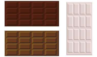 Çikolata seti Siyah Süt Beyaz