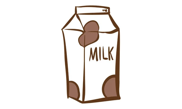 Valentinstag Handgemachte Schokolade Zutaten Serie Milch — Stockvektor