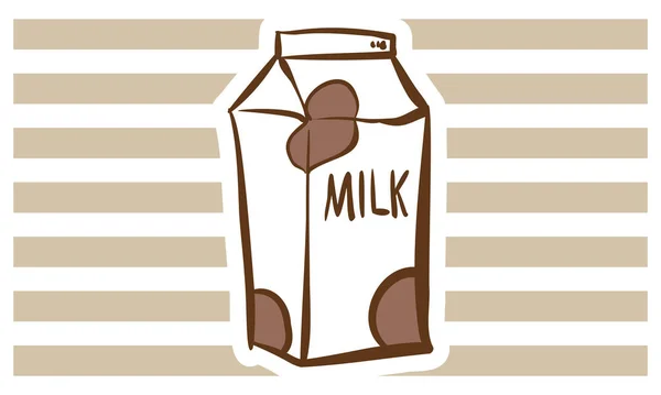 Valentinstag Handgemachte Schokolade Zutaten Serie Milch — Stockvektor