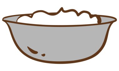 Sevgililer Günü el yapımı çikolata malzemeleri serisi krema kasesinde