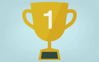 Basit bir ödül resmedilmiş.