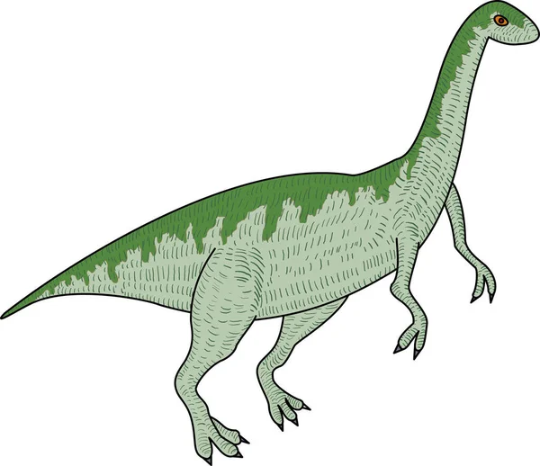 Dinossauro Eoraputor Desenhado Mão —  Vetores de Stock