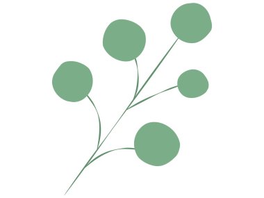 Yeşil yaprak çerçeve malzeme