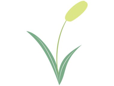 Yeşil yaprak çerçeve malzeme