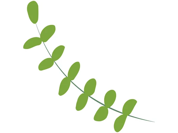 Матеріал Рамки Зеленого Листя — стоковий вектор
