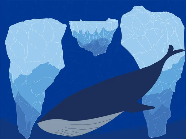 Iceberg Com Imagem Subconsciente Consciência Real — Vetor de Stock
