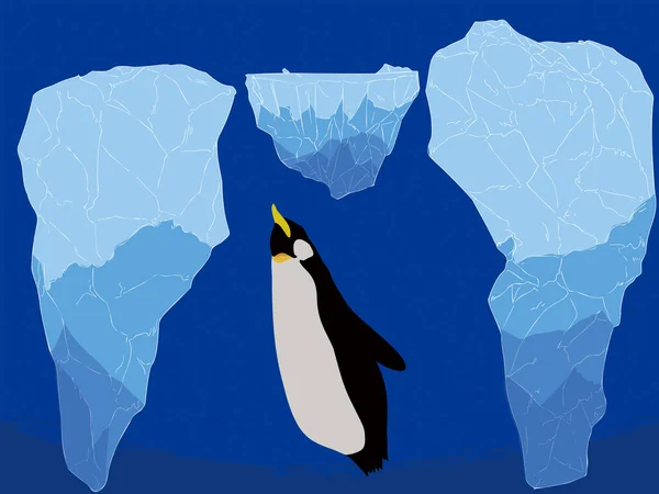 Iceberg Avec Image Subconscient Conscience Réelle — Image vectorielle