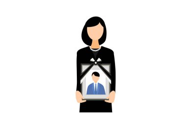 Kocasının ölümüyle ayakta duran bir kadın.