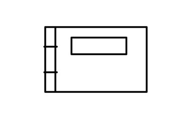 Siyah beyaz cenaze ikonu, güzel bir isim kitabı.