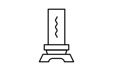 Siyah-beyaz cenaze ikonu, morg tableti