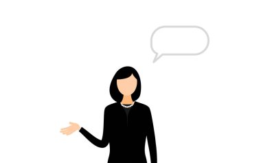 Yas tutan genç bir kadın, sohbet.