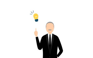 Yas tutan yaşlı adam, yerleşti.