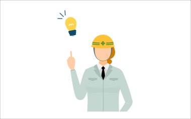 İnşaat alanı müdürü pozu, son sınıf kadın pozu.