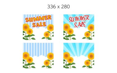 Ayçiçeği tarlası, Irido bulut ve afişi, konsantre çizgi ve şerit, 2 tip, harfli ve harfsiz.