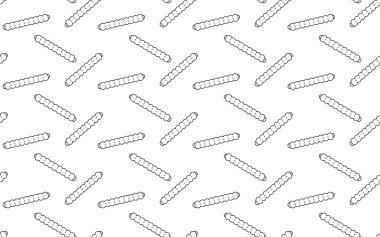 Yenilebilir böceklerin ve bambu solucanlarının kusursuz deseni.