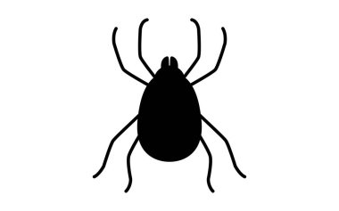 Tatsız baş belasının basit simgesi, tik