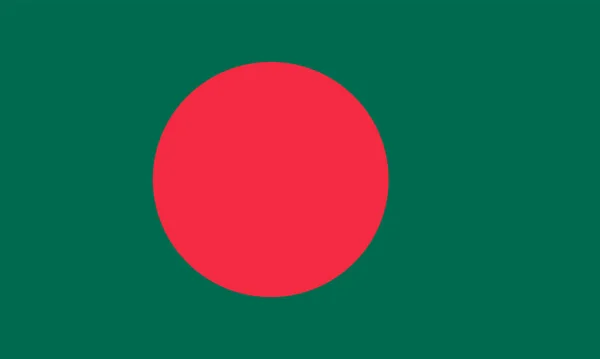 Bandera Nacional Del Mundo Bangladesh — Vector de stock