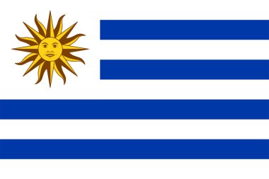 Dünyanın ulusal bayrağı, Uruguay