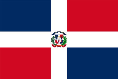 Dünyanın ulusal bayrağı, Dominik Cumhuriyeti