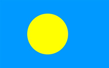 Dünyanın ulusal bayrağı, Palau