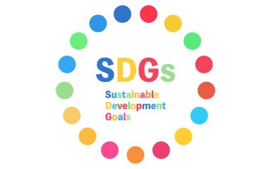 A simple logo for the SDGs clipart