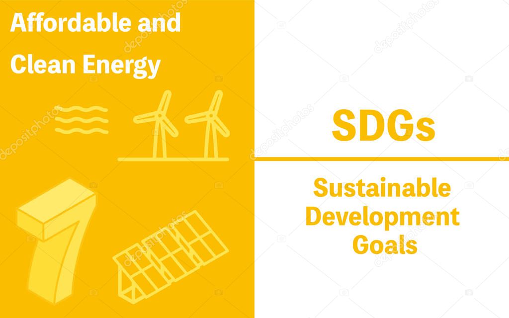SDGs Goal 7, Affordable and clean energy
