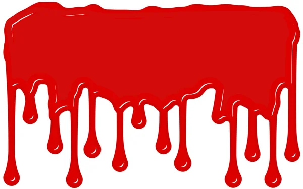 Clip Art Von Tropfendem Blut Für Halloween Und Horror Design — Stockvektor