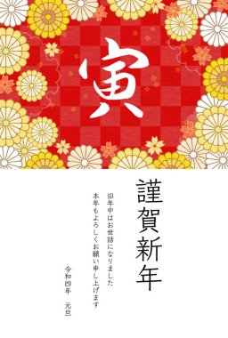 Kaplan yılı için yeni yıl kartı, kaplan karakteri ve damanın ve çiçeğin geçmişi, 2022 - Çevirisi: Mutlu yıllar, bu yıl tekrar teşekkürler. Kaplan