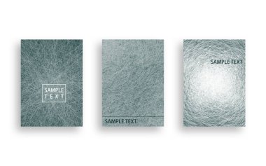 İnce çizgileri olan lifli soyut kapak tasarımı