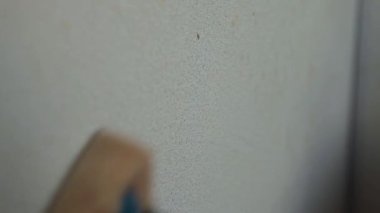 Mutfağı temizleyen bir kadın
