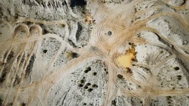 Motokros bisiklet yolunun havadan görüntüsü