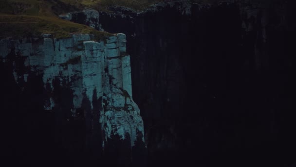 Cliff w Szkocji Highlands — Wideo stockowe