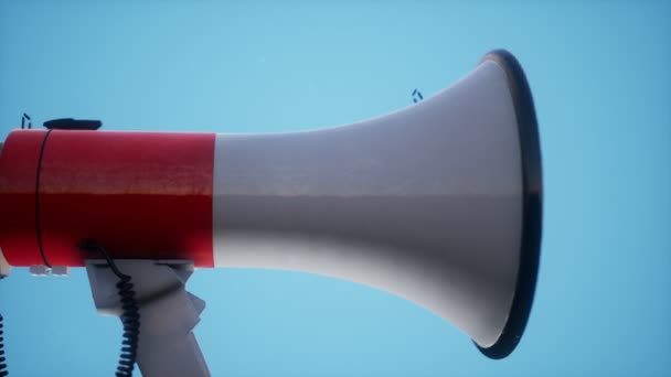 Haut-parleur électrique rétro Megaphone — Video