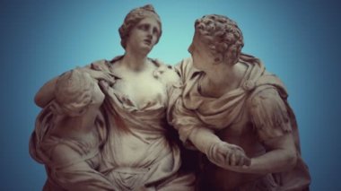 Arria ve Poetus antik heykelleri