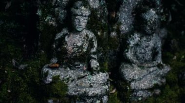 Japonya, Kyoto 'da Buda' nın taş heykeli