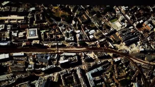 Luchtfoto van Londen stad — Stockvideo