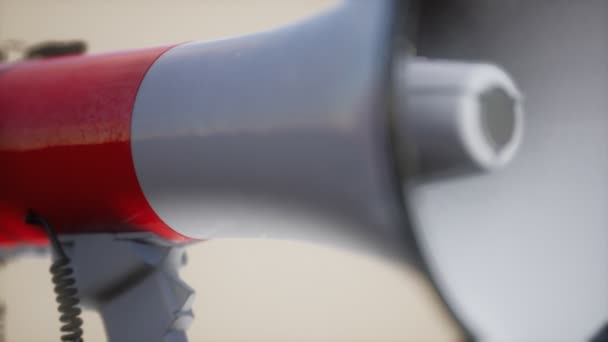 Difuzor retro electric Megaphone — Videoclip de stoc