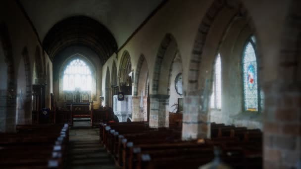 St. Peters kirke i ugborough – stockvideo
